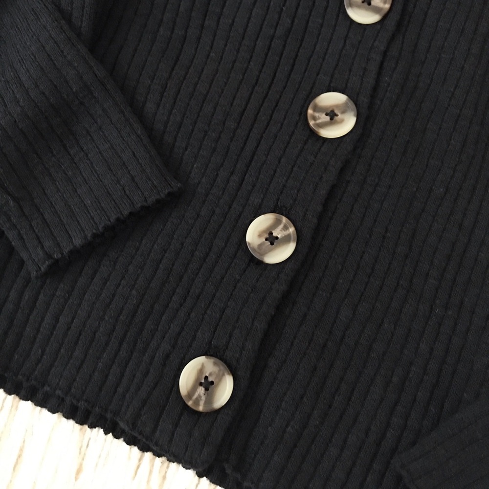 Madewell Shrunken Ribbed Cardigan Sweater - Picture 5 of 6